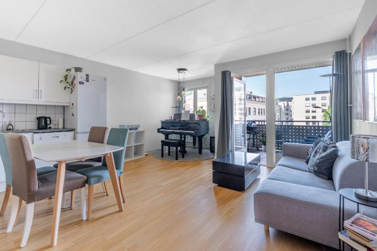 Central Apt with 2 balconies - B&B Oslo