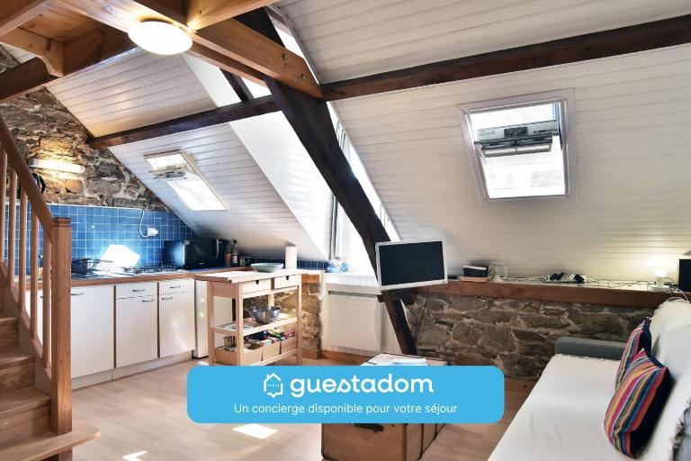 Houle de Jeanneton - 150m plage et port - B&B Cancale