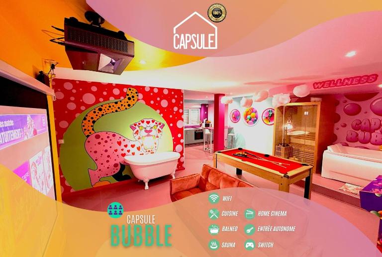 Capsule Bubble Jacuzzi Sauna Switch 2 - B&B Maubeuge