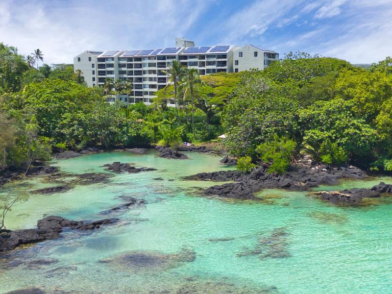 Ocean view Mauna Loa Shores Kai Ekahi #201 next to Carlsmith Beach Park Hilo HI - Ferienwohnung Hilo