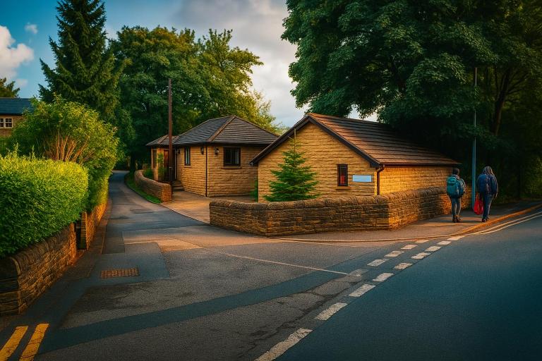 Lister Park Bradford 2bed Detached Cottage House Parking Cinema Screen Games Room - B&B Bradford