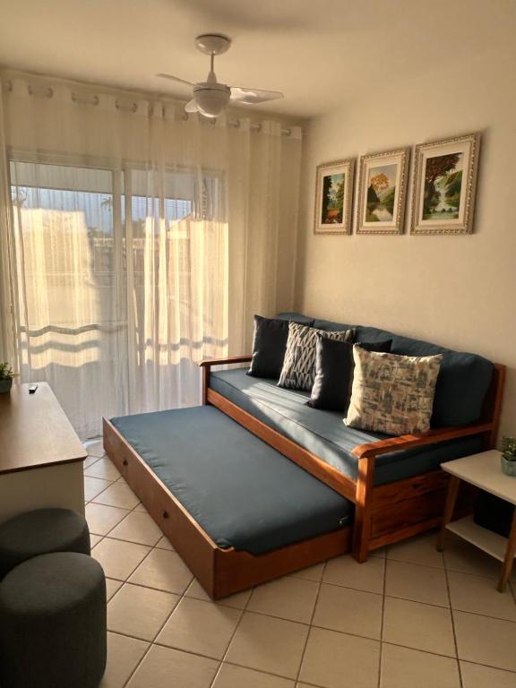Pé na Areia com Ar nos 2 Quartos e Serviço de Praia - Ferienwohnung Bertioga