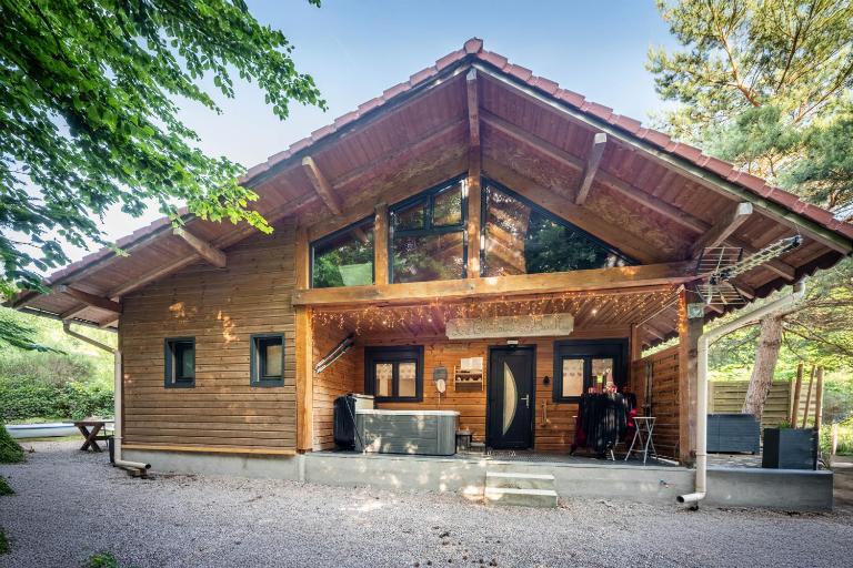 Le Chalet des Buch avec Spa - Terrasse - Parking - Clim - Wifi - B&B Sanchey