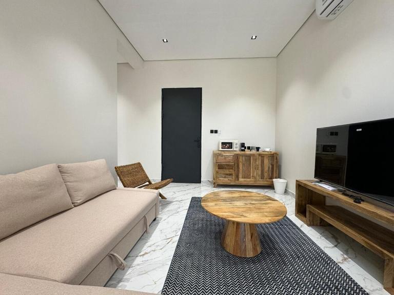 Boho 1-Bedroom Apartment - 4B - Bed and Breakfast Riyad
