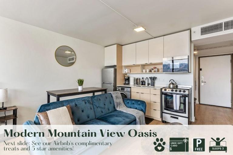 Modern Mountain View Downtown Oasis Free Pkg Gym - Chambres d'hôtes Salt Lake City