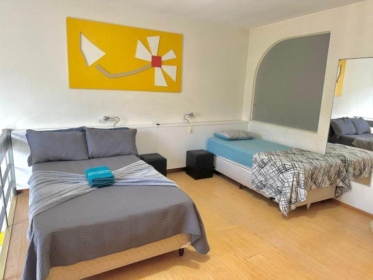 Saint Sebastian Flat 201 - Com Hidro! até 3 pessoas, Duplex, no centro - B&B Jaraguá do Sul