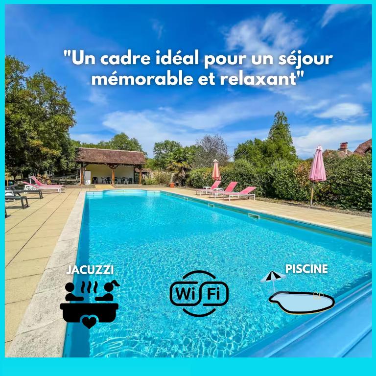 Gîte le Cantou, Martel avec piscine & jacuzzi - B&B Martel