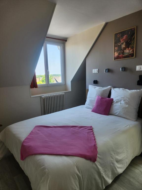 chambre rose - Chambres d'hôtes Saint-Nicolas-d'Aliermont