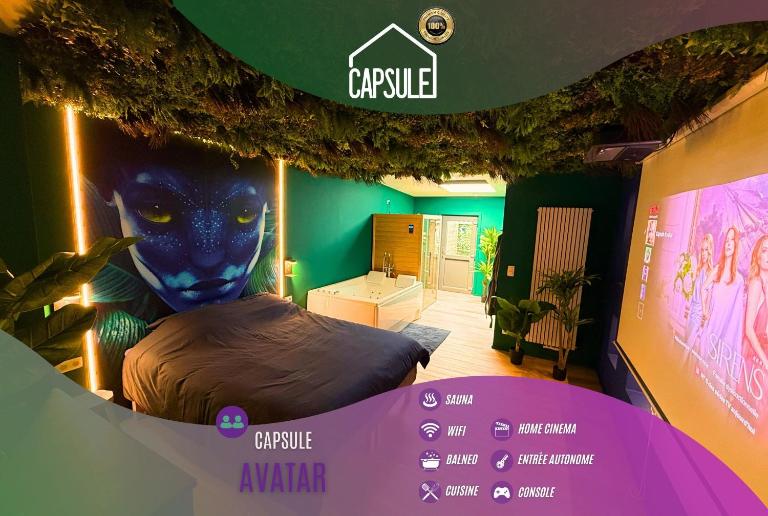 Capsule Avatar - Balneo Sauna Projecteur Nintendo - B&B Mons