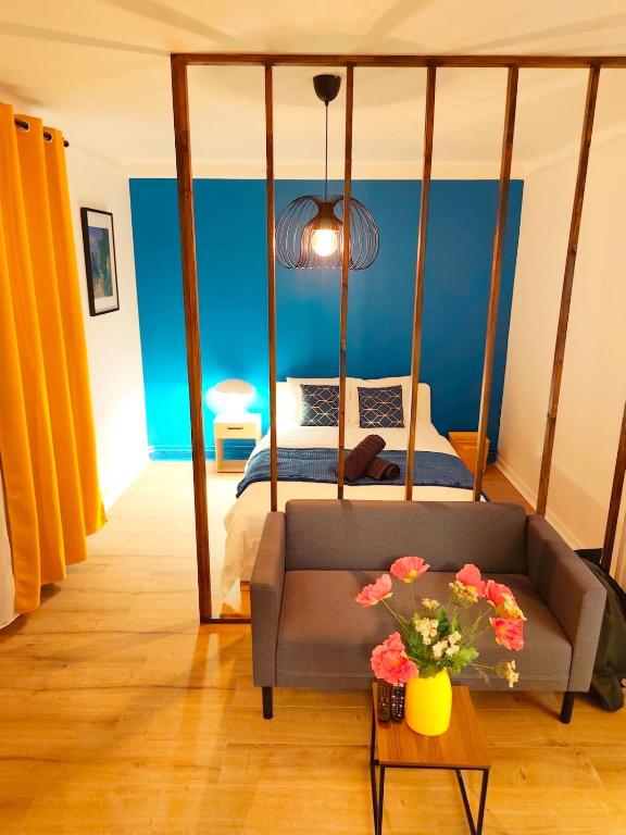 Les suites frontalières T1 avec parking et balcon secteur Thionville Luxembourg - B&B Boissettes
