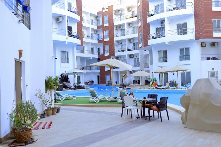 One bedroom apartment in Aqua palm resort before Al Gouna - B&B Hurgada