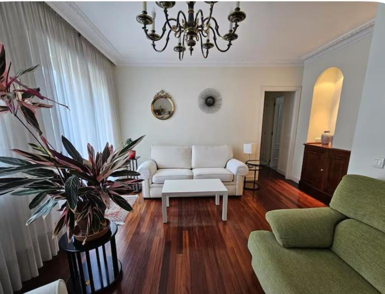Bright apartment in Parque Etxebarria with parking - Chambres d'hôtes Bilbao