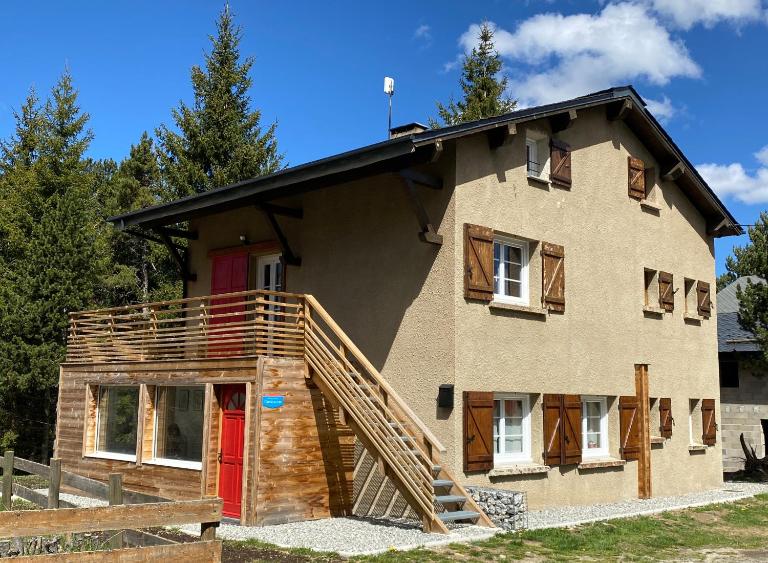 Grand appartement dans chalet en bordure de forêt - Lac de Matemale - Ferienwohnung Matemale