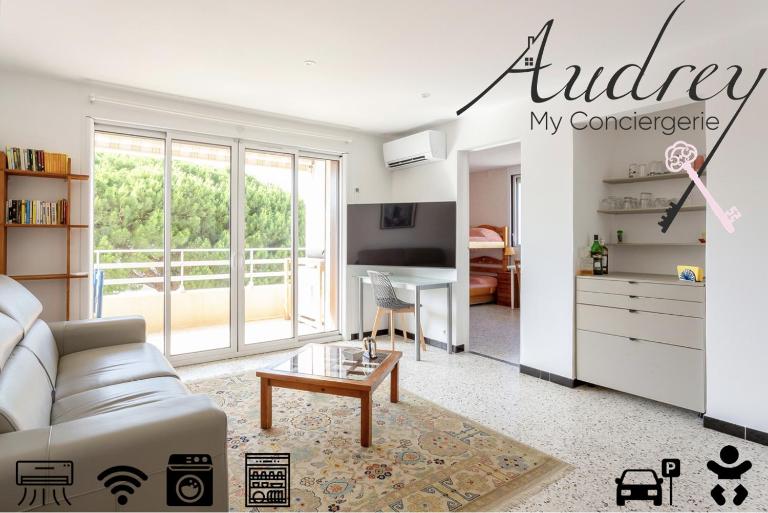 Chez Claude - Spacieux appartement climatisé proche de la plage - Ferienwohnung Le Grau-du-Roi