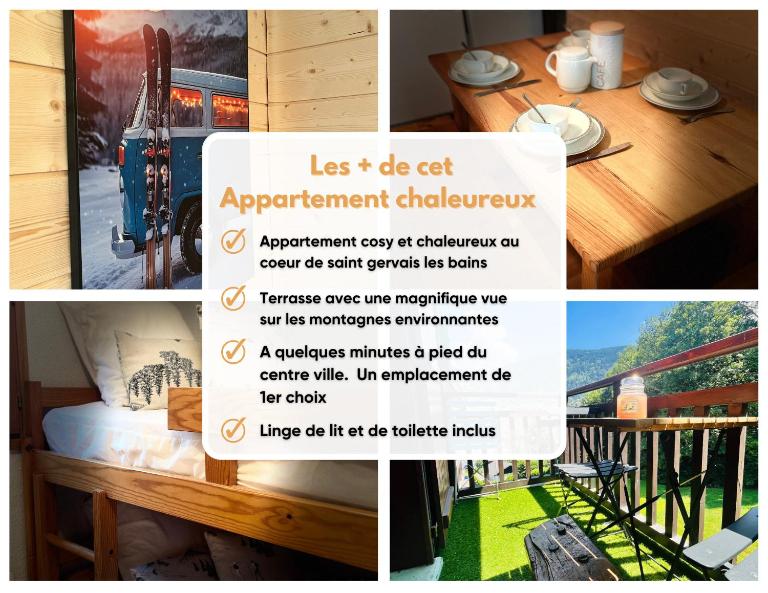 Entre amis-Résidence La Piste Bleue-Ski aux pieds - Bed and Breakfast Saint-Gervais-les-Bains