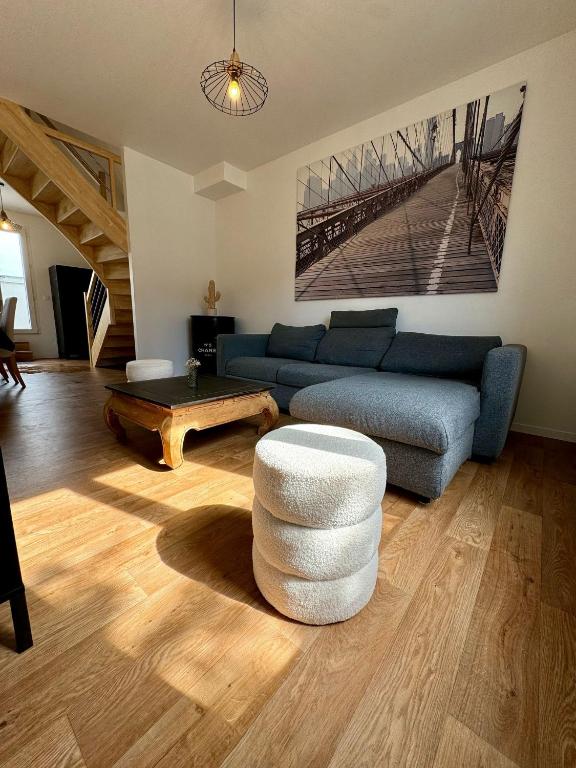 Duplex 70m2 proche mer, 2 chambres, terrasse, parking gratuit dans la rue - Ferienwohnung Saint-Malo