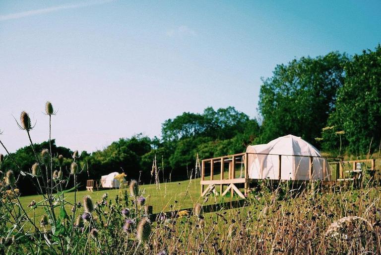 Peak View Glamping Tent - B&B Draycott