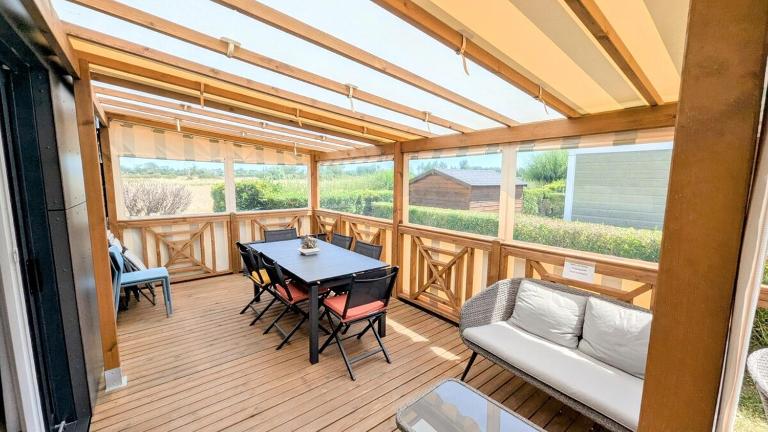 Cozy mobile home with great comfort - Camping La Sirène - B&B Montmartin-sur-Mer