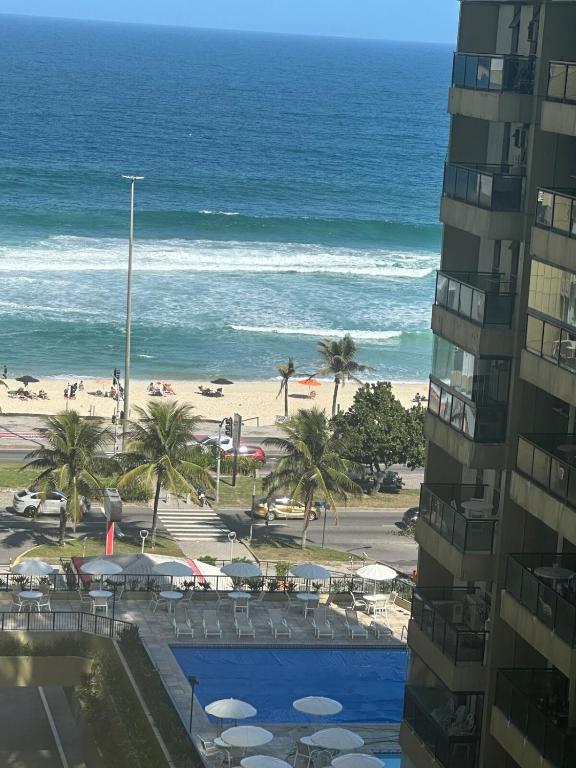 Brand new apartment on the beach with sea view - B&B Rio de Janeiro
