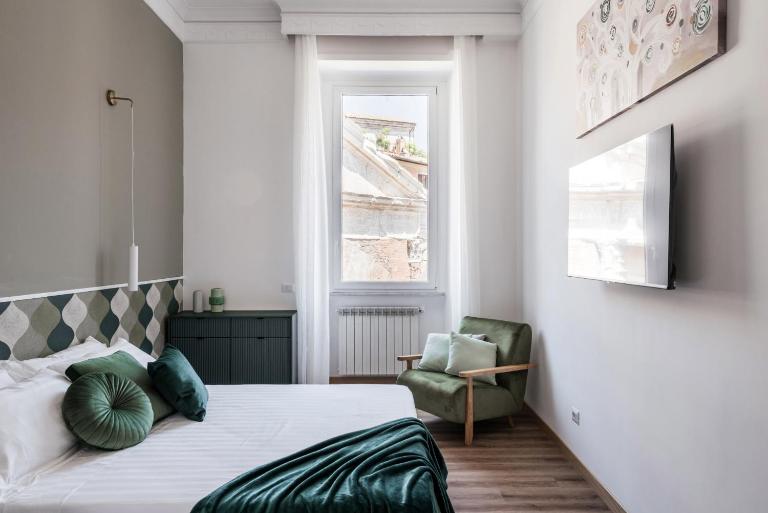 The Best Rent - Three-Room Apartment with View of the Portico d'Ottavia - Chambres d'hôtes Rome