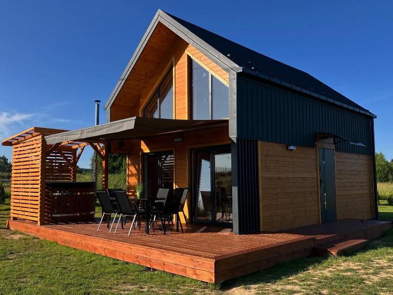 Beskid Barns - Domek z Balią i Widokiem na Babią Górę - B&B Jordanów