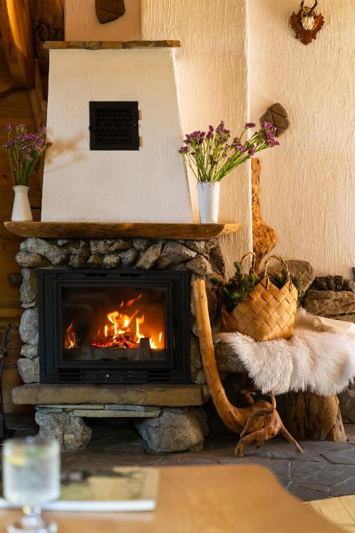 DOMEK GÓRALSKI z kominkiem TATRA COTTAGE - B&B Murzasichle