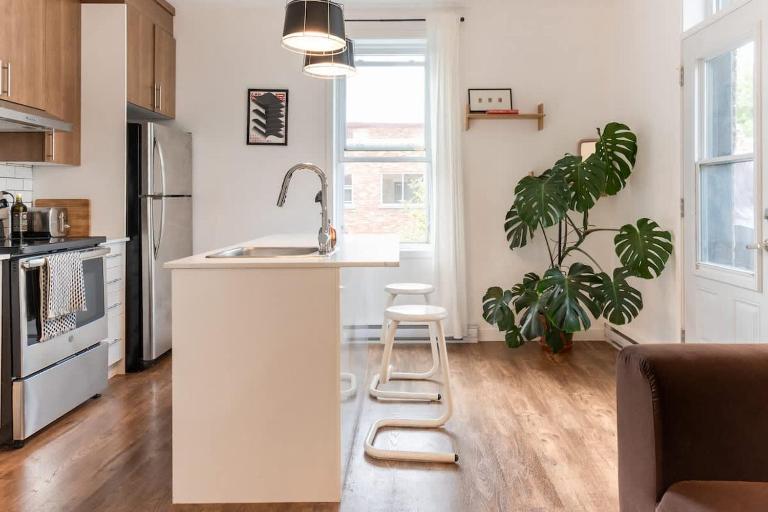 Appart lumineux et chaleureux - B&B Montreal
