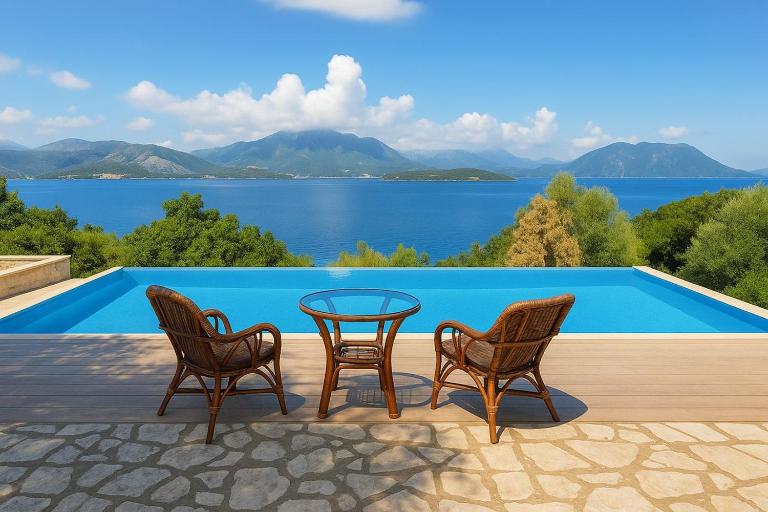Meganisi Villa Armonia - Private Pool Oasis - B&B Vathí