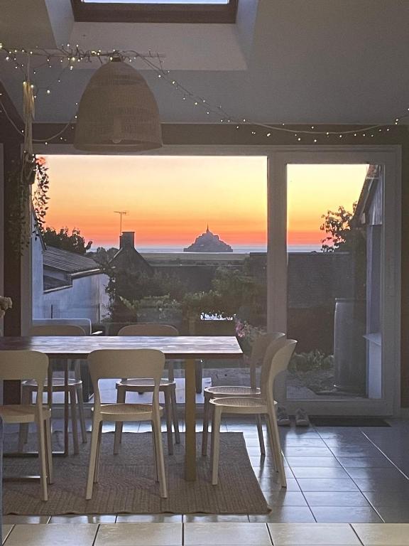 Le Savoir du Mont, vue Mont-Saint-Michel - Chambres d'hôtes Huisnes-sur-Mer