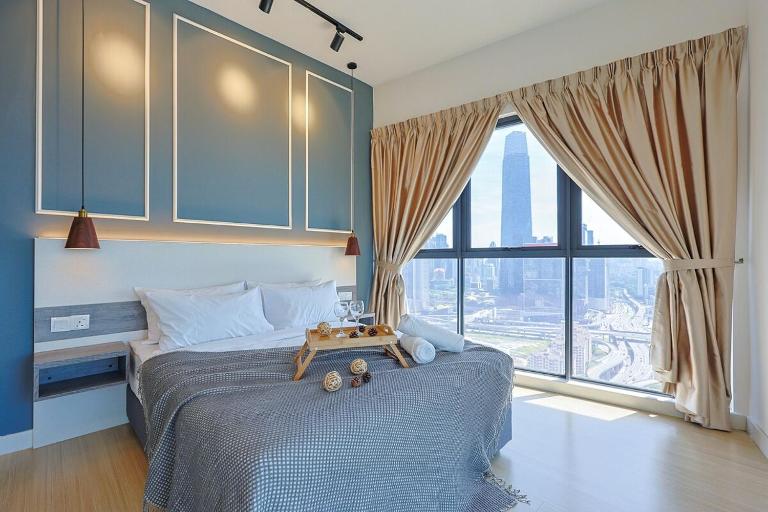Luxurious TRX Corner Dual Balconies 2 Bedrooms - Chambres d'hôtes Kuala Lumpur