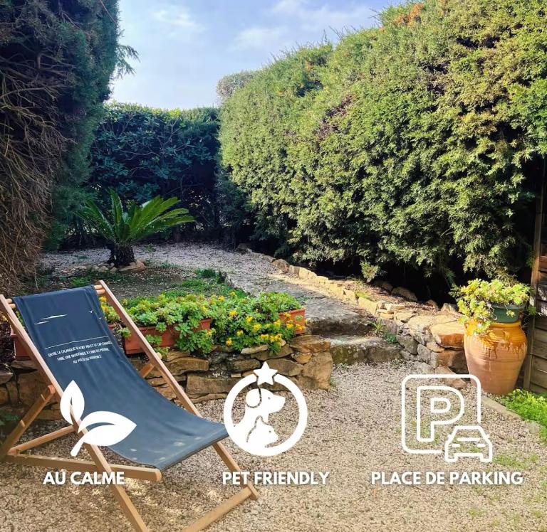 Appartement Le Cocon Provencal - Parking-Jardin-Clim-Wi-Fi - B&B La Ciotat