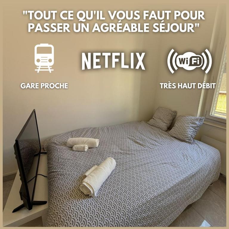 Studio Lune New & Cozy - Centre Vénissieux - B&B Vénissieux