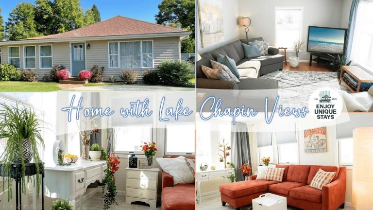Comfy Escape with Lake Chapin views - Bed and Breakfast Berrien Springs