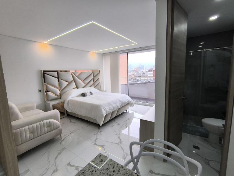 Apartaestudio amoblado, Edificio asturiano 402 - Chambres d'hôtes Bogota