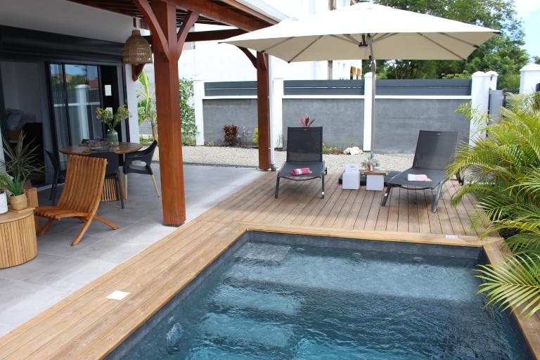 Kaza Kigélia - Villa avec piscine privative - Proche de Tout - B&B Grand-Bourg