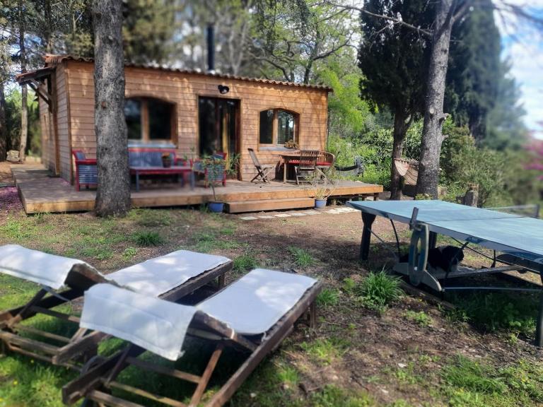 Superbe chalet en pleine nature - Ferienwohnung Cournonsec