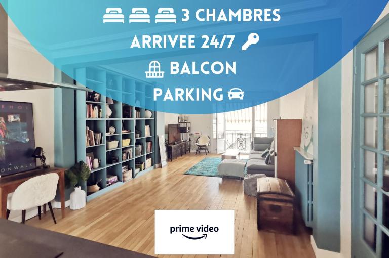 Grand Appartement Familial, Tours Centre, Parking - B&B Tours