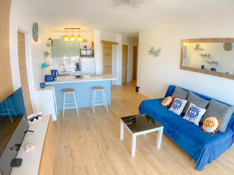 Nouveau T2 L'Escale Bleue Vue Port Carnon Proche Plage - B&B Mauguio