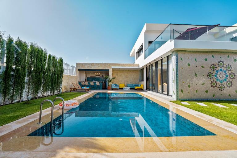Luxury Villa Heated Pool Taghazout Bay - Chambres d'hôtes Tamraght Ouzdar
