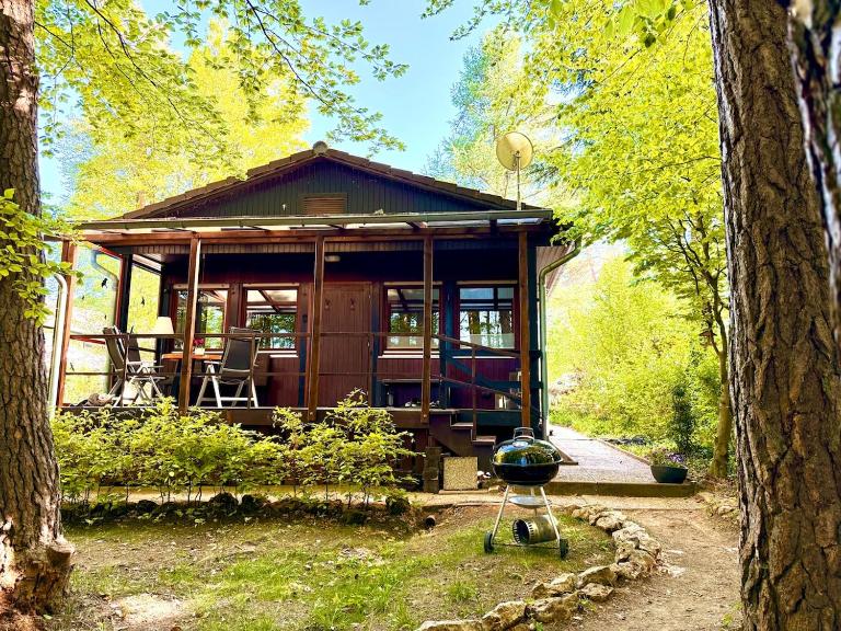 Blockhütte im Wald in der Eifel - Ferienwohnung Ahrdorf