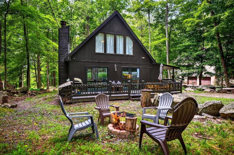 Hideout Pocono Chalet - Ferienwohnung Lake Ariel