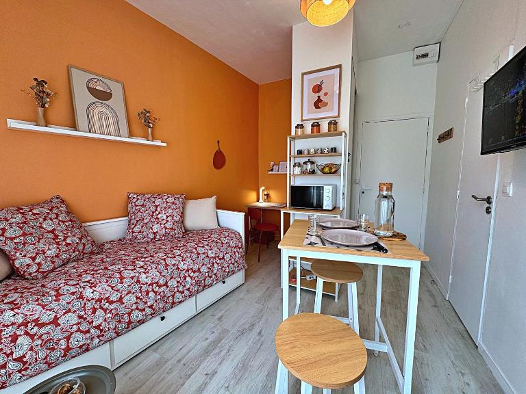 Studio canapé-lit - 2 min Gare Compiègne - Arrivée autonome - Ferienwohnung Margny-lès-Compiègne