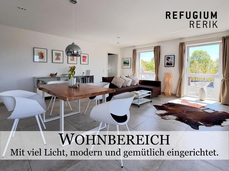 REFUGIUM RERIK -- 5 DTV-Sterne, strandnah, modern und lichtdurchflutet, Sonnenbalkon -- - Bed and Breakfast Ostseebad Rerik