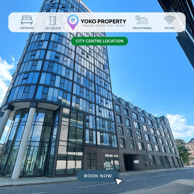 iQuarter Apartment - City Centre - Free Secure Parking, Self-Check-In, Fast Wifi and Smart TV by Yoko Property - B&B Sheffield