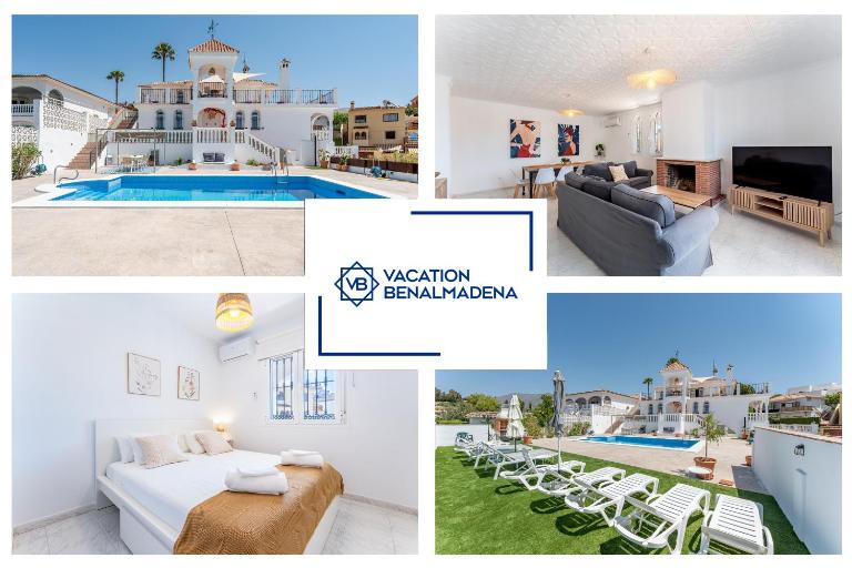 VB Villa Coto 7BR w Pool & Views - Bed and Breakfast Santa Fe de los Boliches
