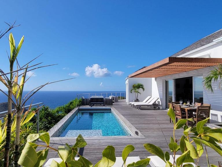 Villa La Vue - Vue panoramique sur les lagons - B&B Gustavia
