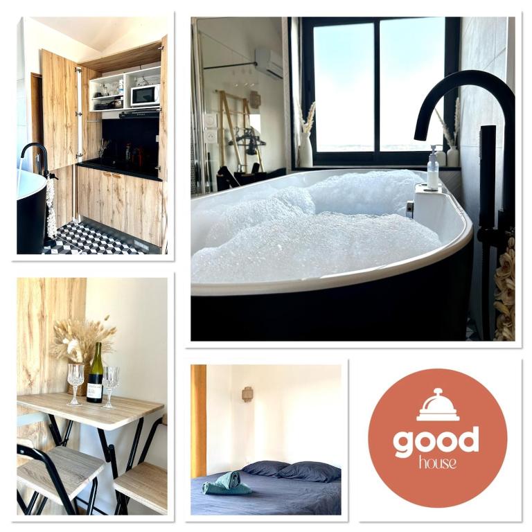 Cosy studio - Baignoire balnéo et Clim - Chambres d'hôtes Albi
