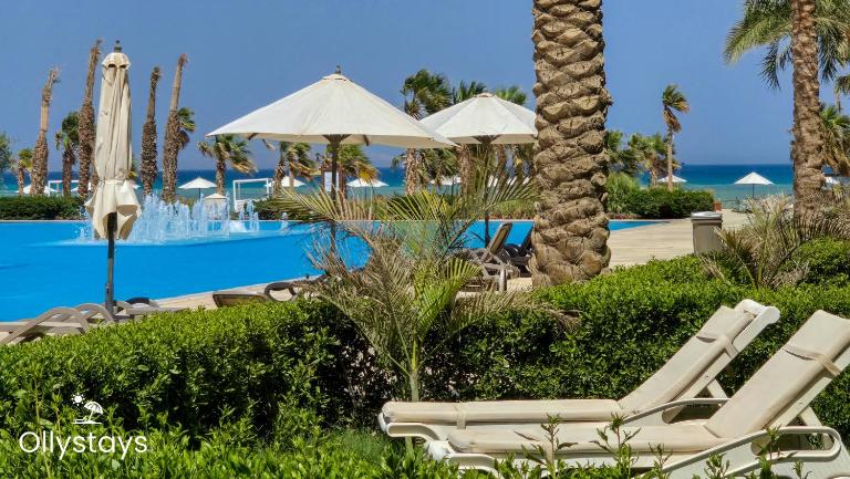Ollystays Mangroovy Seaview 1BR Beach and Pool Free access - Ferienwohnung Hurghada