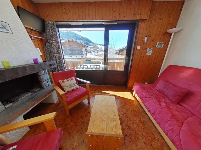 Studio cabine 4 pers. au pied des pistes avec balcon sud - Le Grand-Bornand - FR-1-241-123 - Ferienwohnung Le Grand-Bornand
