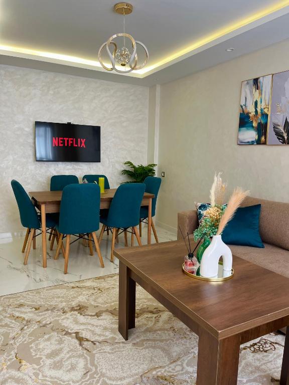 Appartement Neuf Proche Centre Tanger, 2 chambres - B&B Tangeri